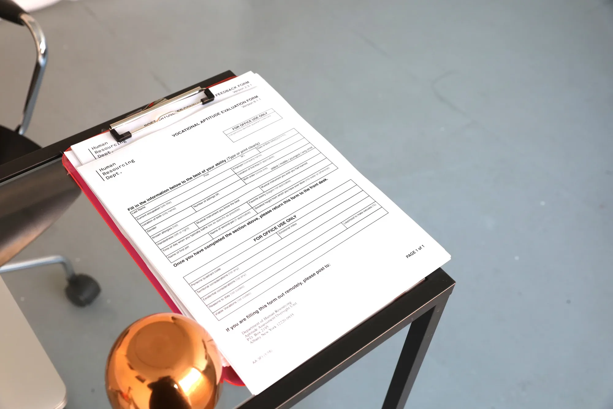 The Human Resourcing Dept. event in action
