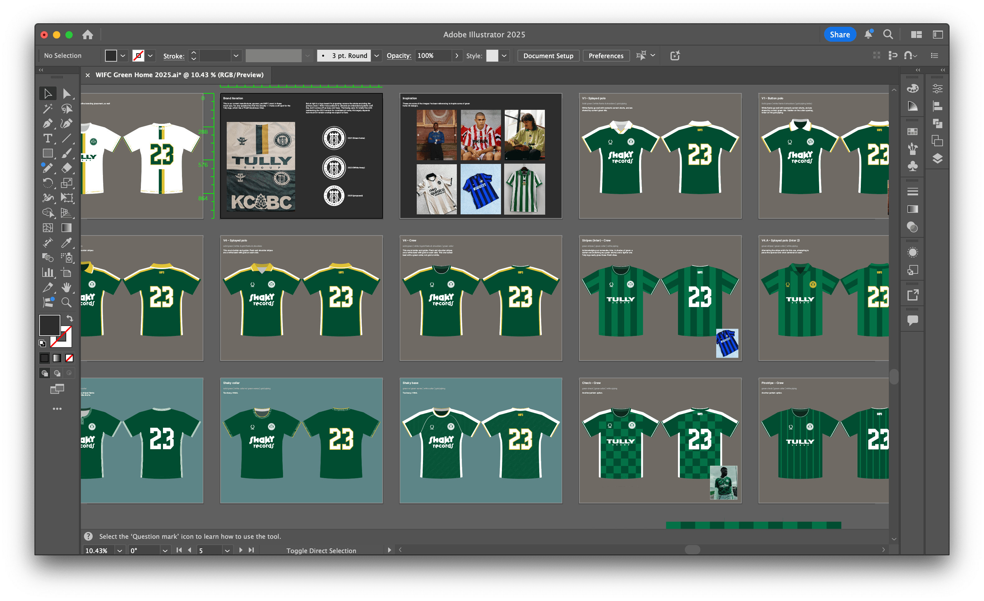 WIFC home and away soccer kit concepts